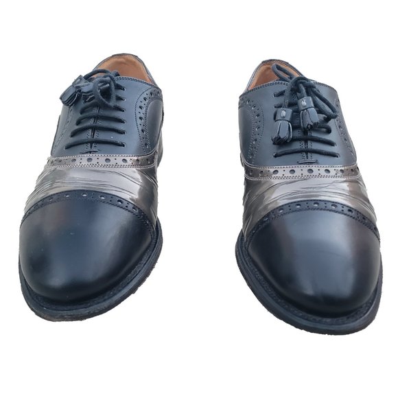 Gucci Oxfords Multi Color Leather Brogue Goodyear Lace Up 39 - Picture 2 of 9